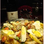 Paella Valencia & Rioja grand familia wine